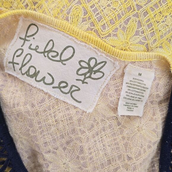 Fielel Flower | Midnight Daisy Lace Cardigan - Picture 8 of 9